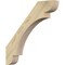 Ekena Millwork 4"W x 28"D x 28"H Olympic Rough Sawn Knee Brace, Douglas Fir BRC04X28X28OLY00RDF - alternate 1
